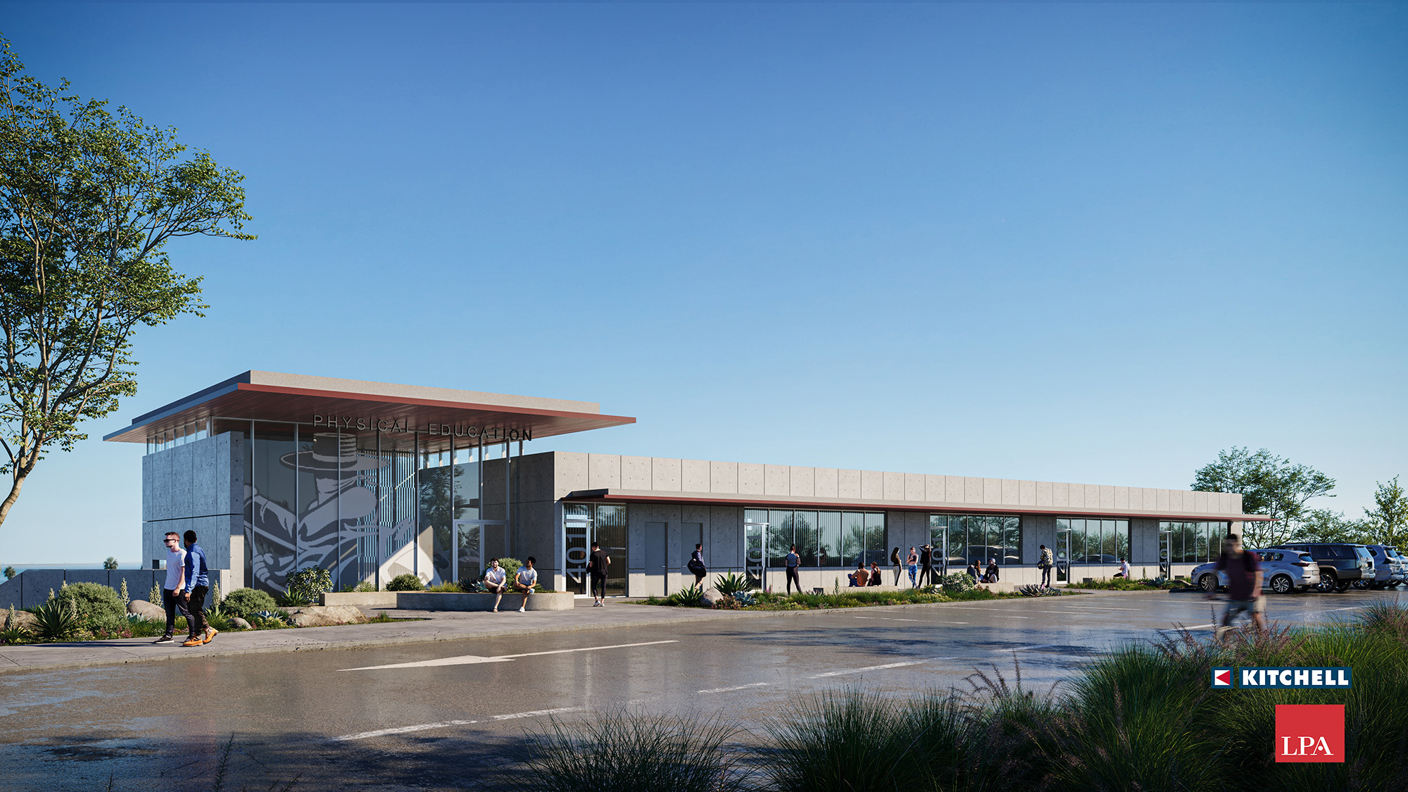 New Physical Education (PE) Building Render